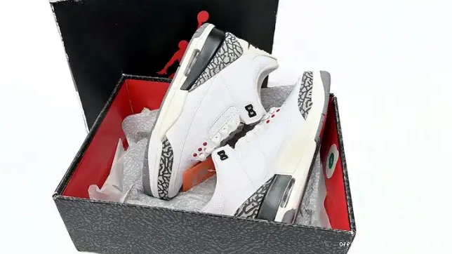 Official Maikesneakers Jordan Reimagined Retro White 3 Cement DN3707-100 0409